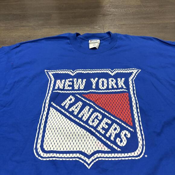 Vintage Pro Player New York Rangers Jersey T Shirt 90s - Picture 3 of 5